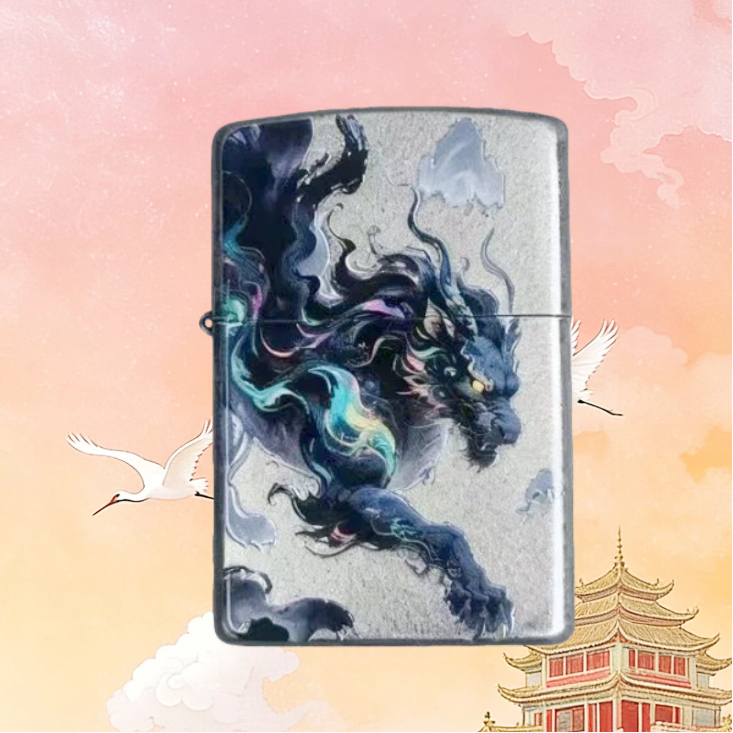 烬鬓麟焰防风打火机男士送男友达人无油