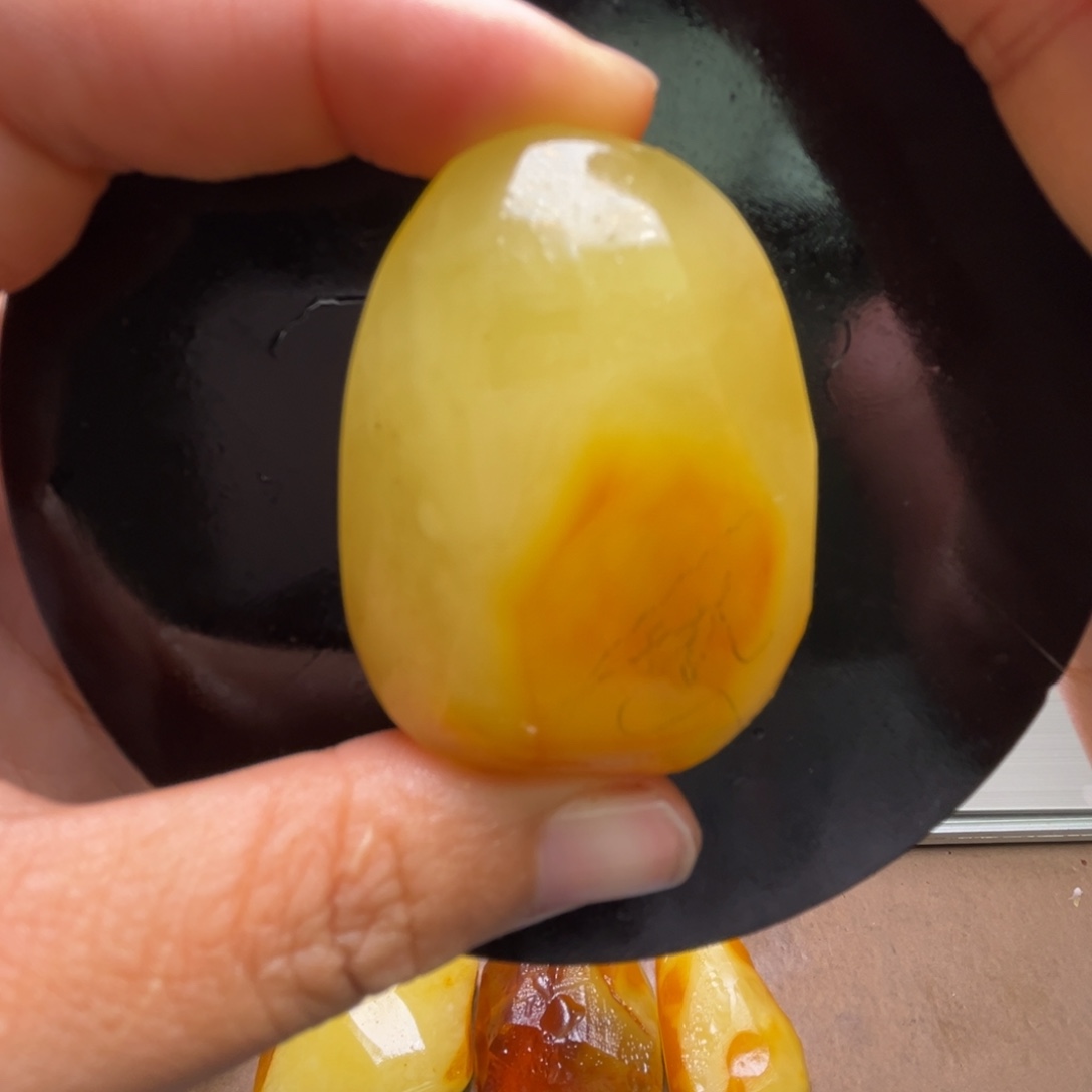 定制琥珀未镶嵌琥珀蜜蜡原石定制有瑕