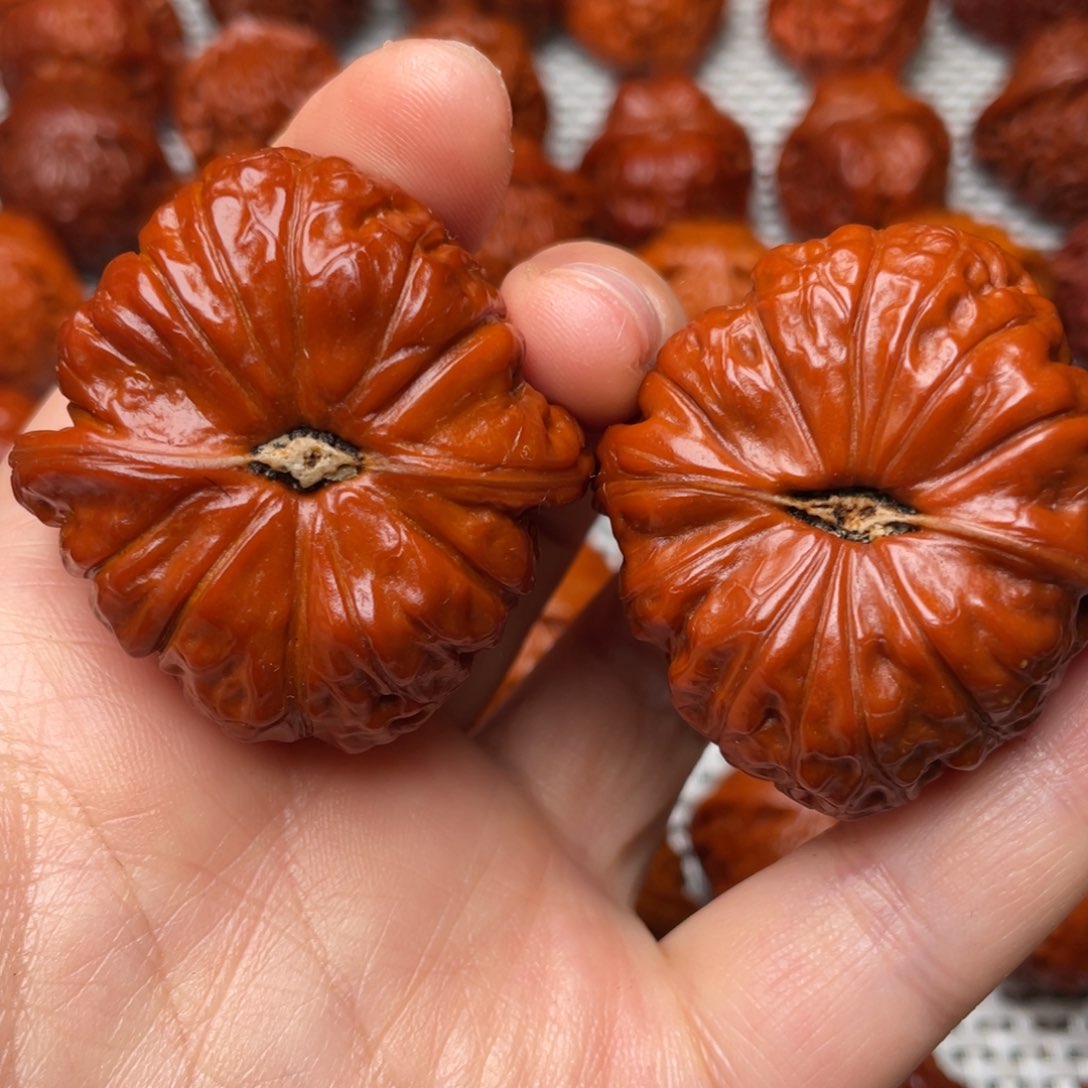 桃核吊坠文玩核桃 手把件 南瓜墩 43