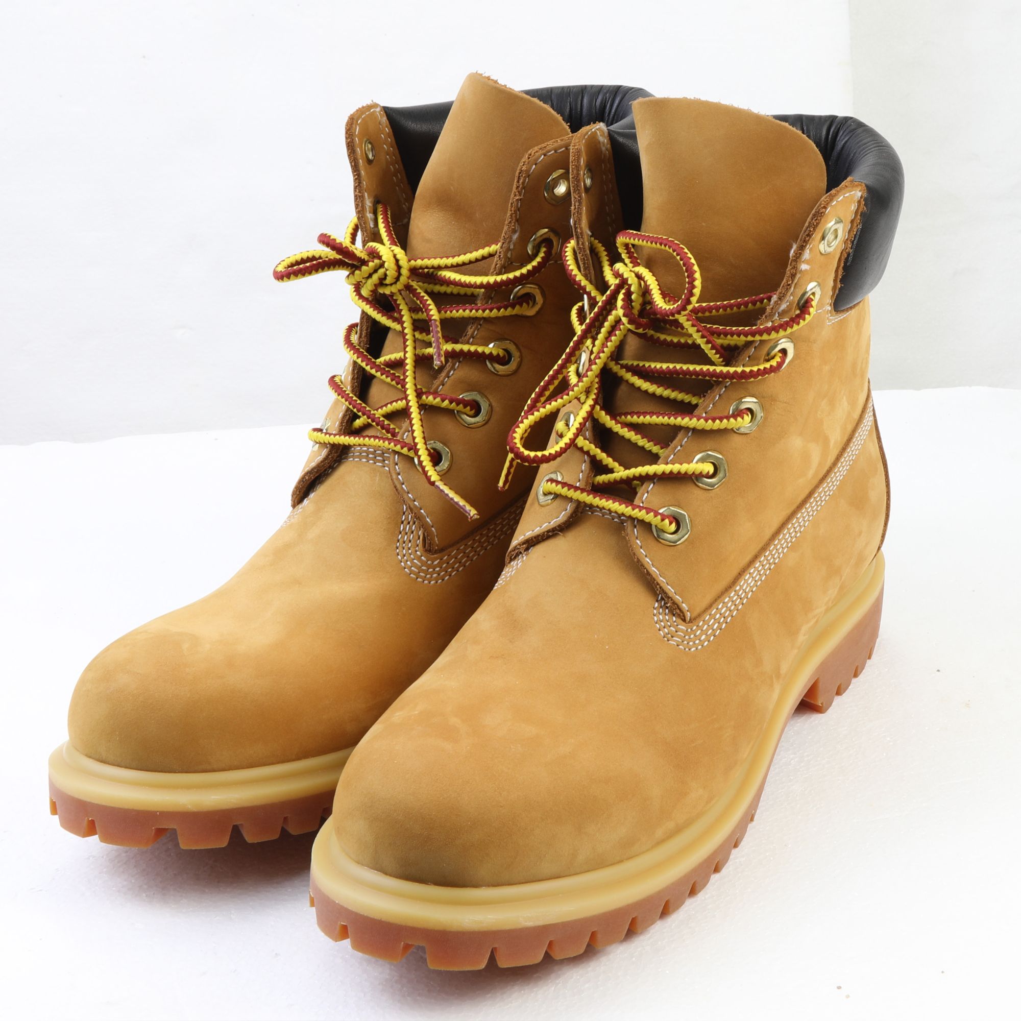 高端奢侈男鞋真牛皮大黄靴百搭工装高帮马丁靴男保暖透气H24-001