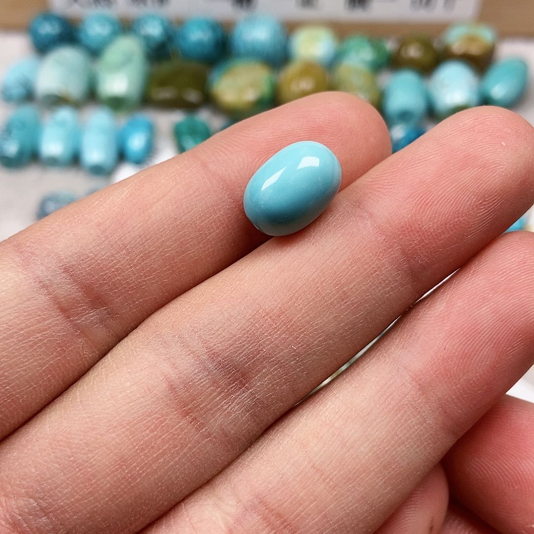 未镶嵌绿松石珠宝半成品