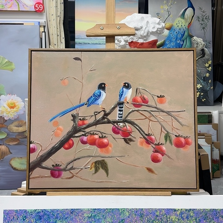 油画5060油画作品入选全国