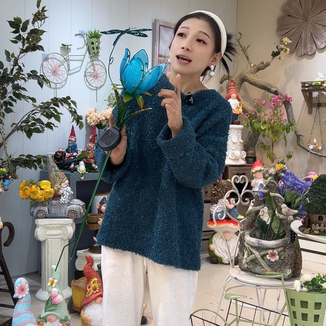 花园摆件红红火火