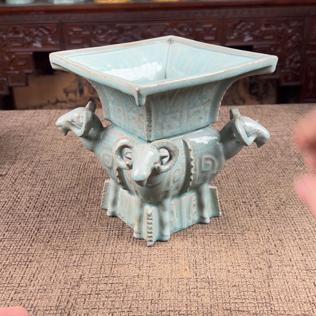 用***6瓷片陶瓷艺术瓷器摆件