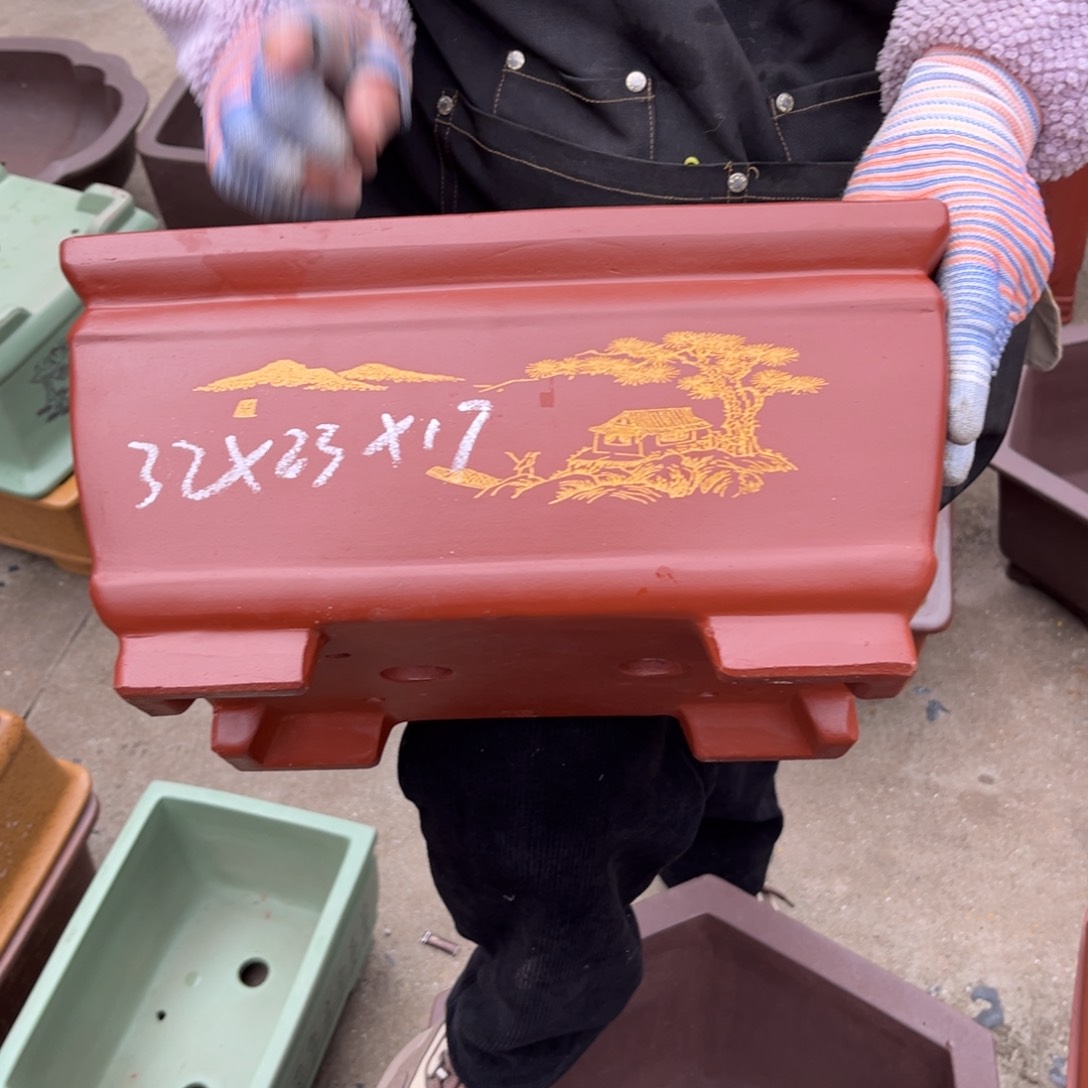 紫砂花盆盆景艺术