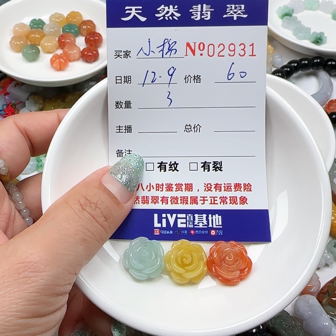小***克翡翠未镶嵌颈饰555
