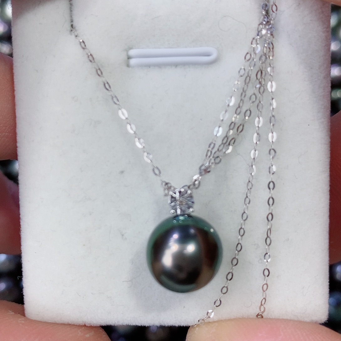 海水珍珠颈饰18K金镶嵌