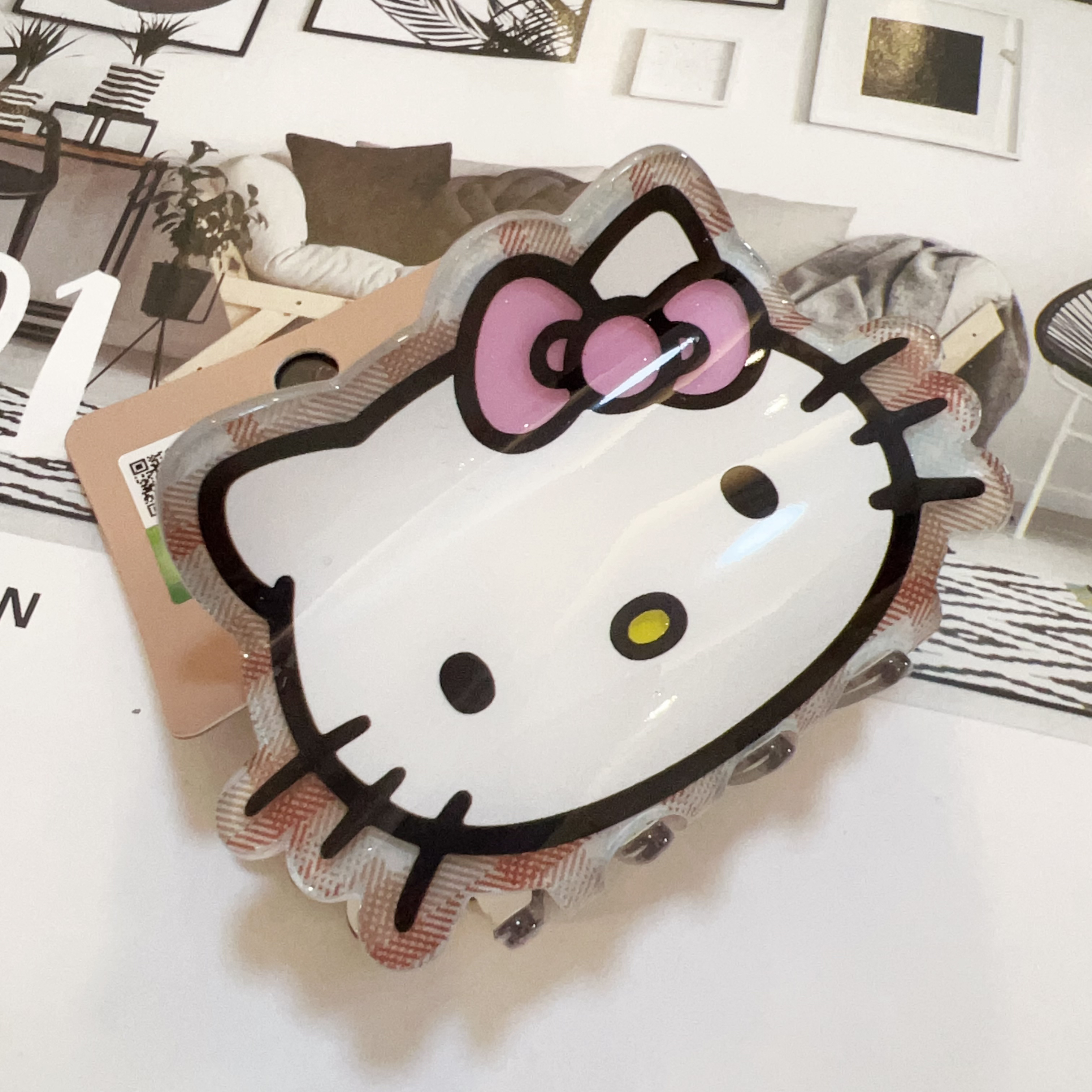 可爱猫咪抓夹J1606