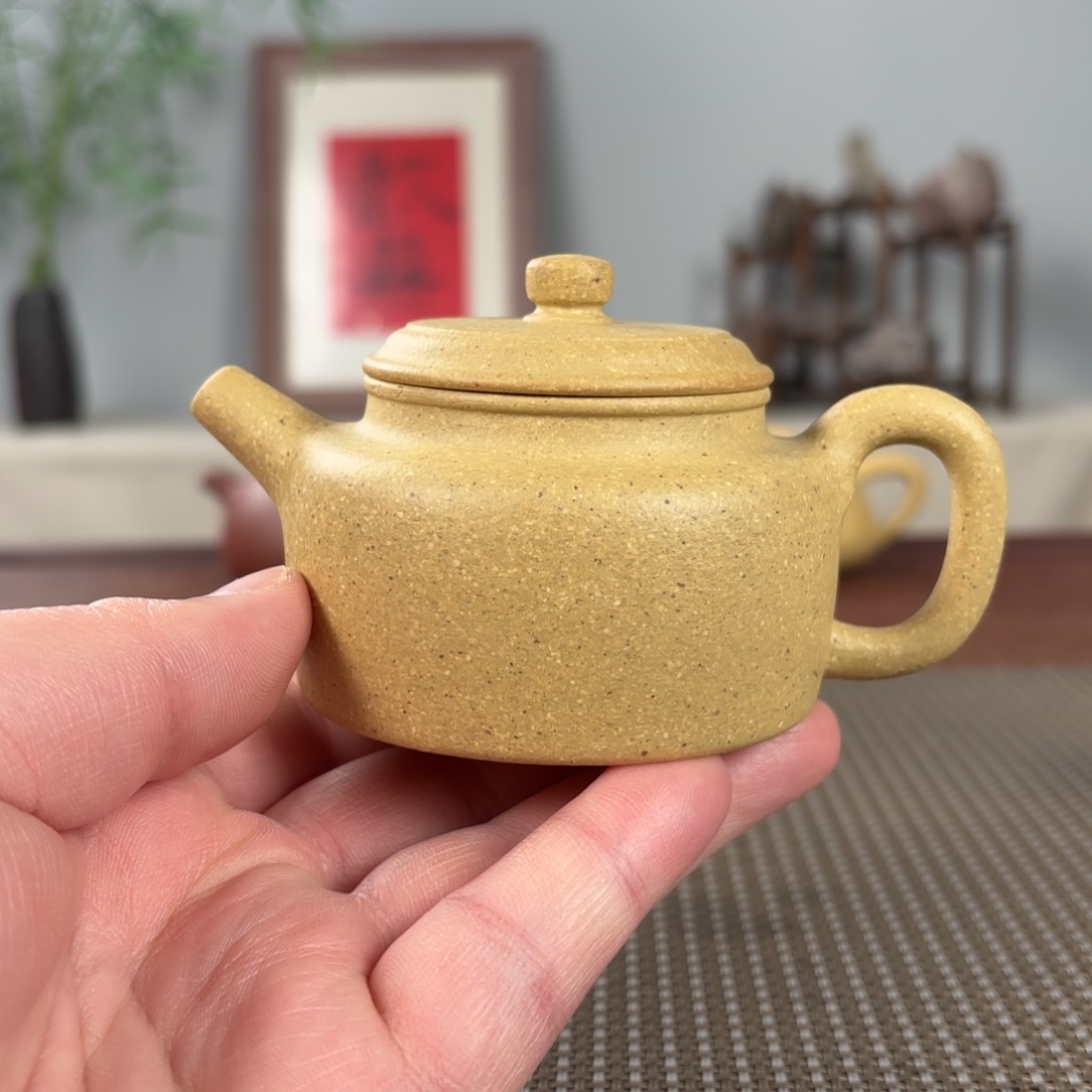 紫砂茶壶微瑕黄龙山原矿紫砂壶