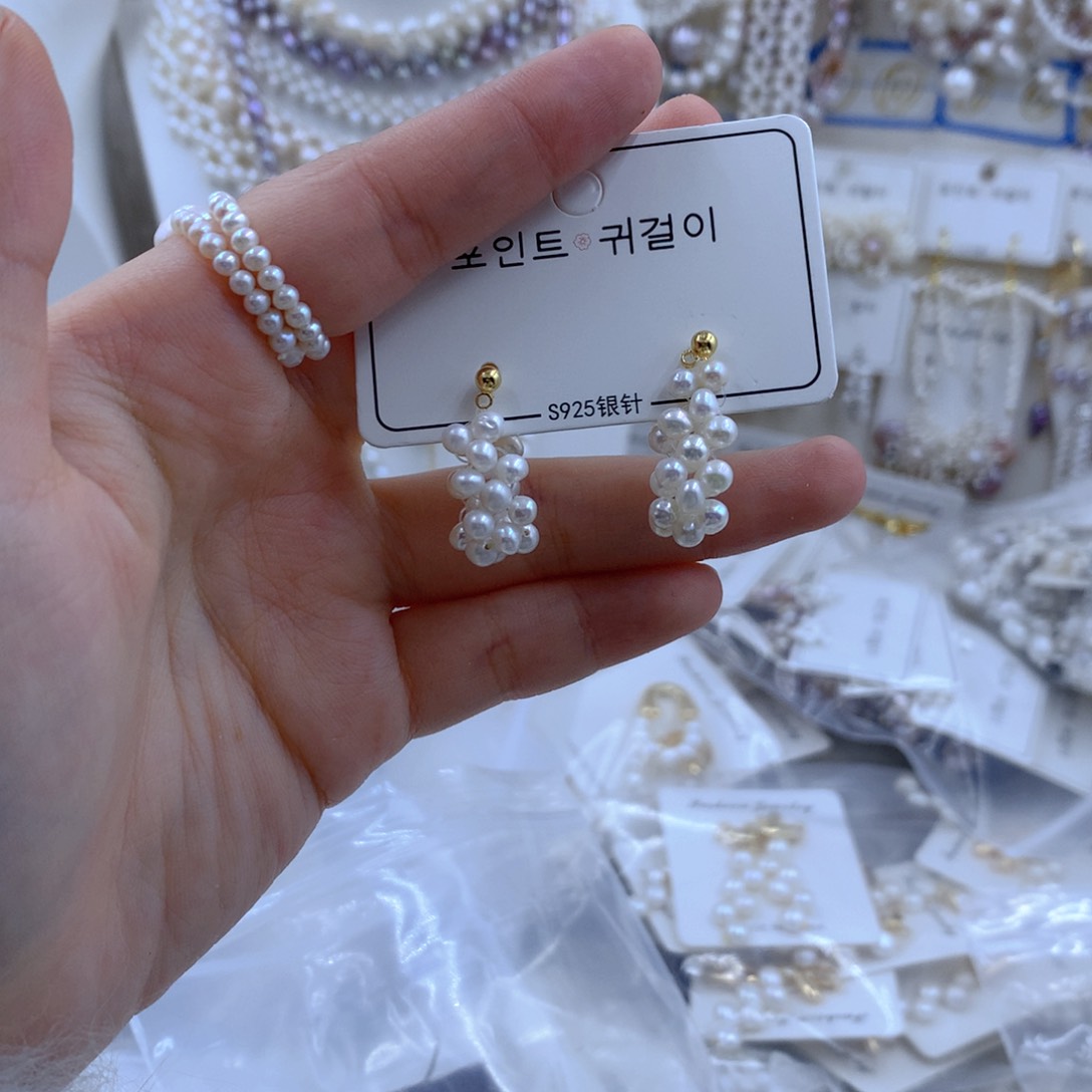 颈饰合金淡水珍珠