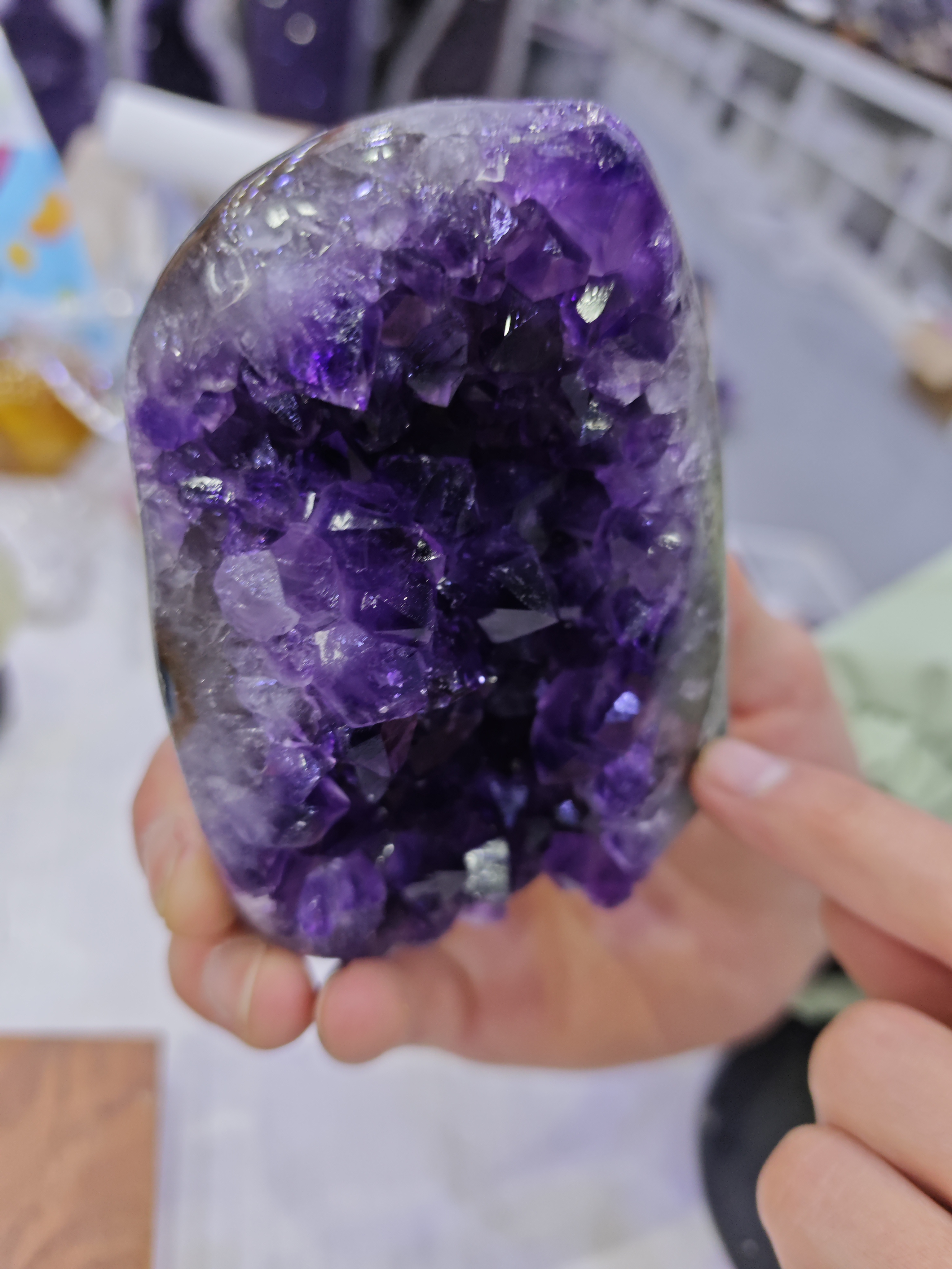 巴西乌拉圭紫水晶摆件