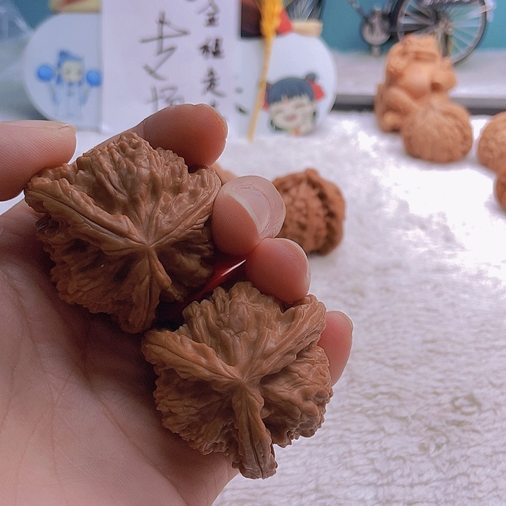 吊坠文玩核桃顺**然三棱