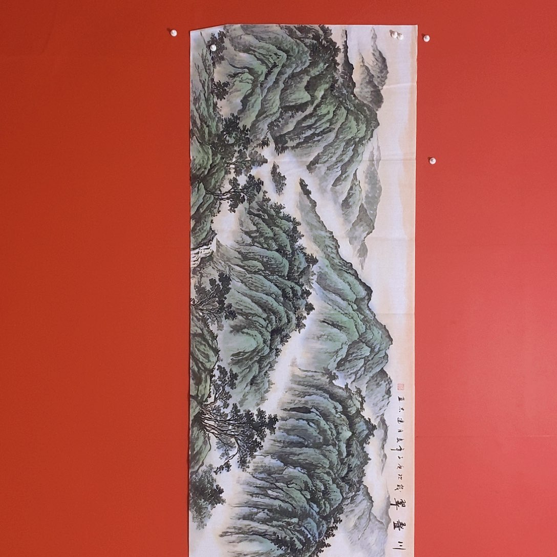 国画山水花鸟国画作品