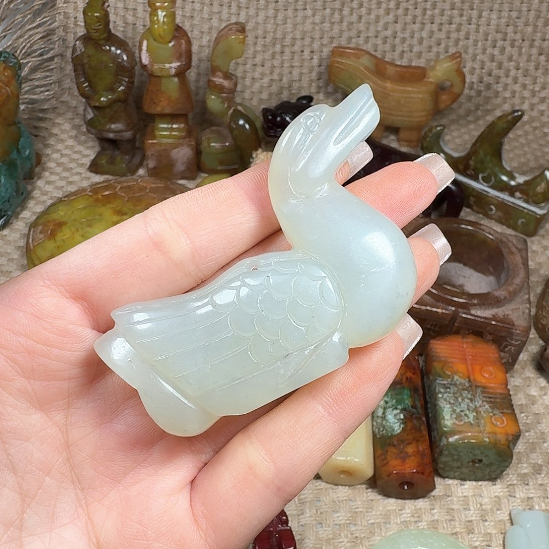 白玉菩提吊坠挂件