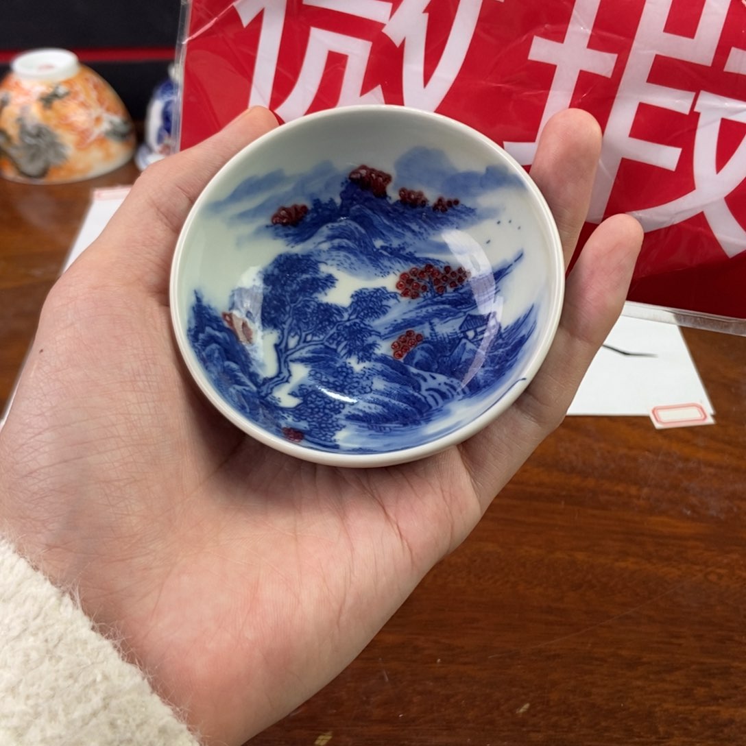 杯景德镇手绘陶瓷艺术