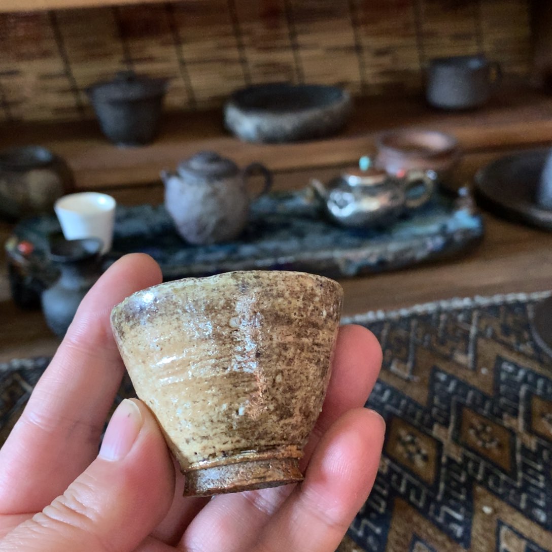 杯手工制作柴烧茶具
