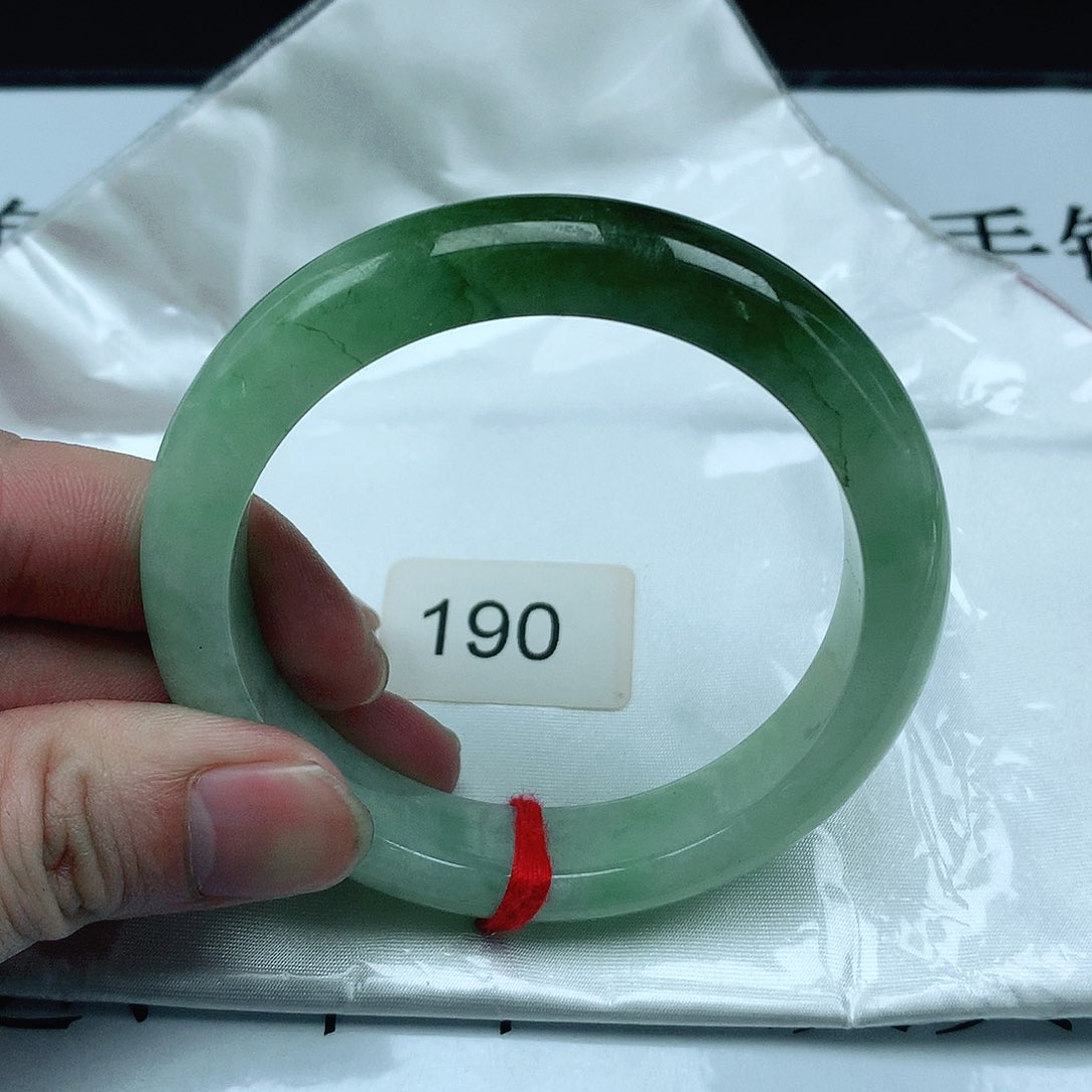 翡翠手镯未镶嵌圈57