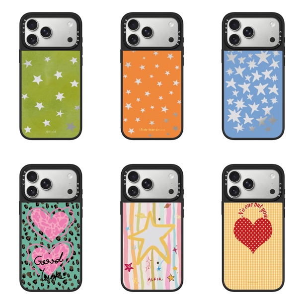 【多巴胺星星图案】iPhone17Promax手机壳苹果16Pro防摔15磁吸14/13