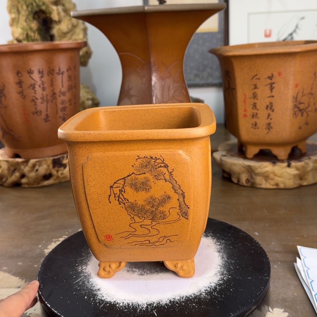 紫砂花盆紫砂花盆12.5-13.5