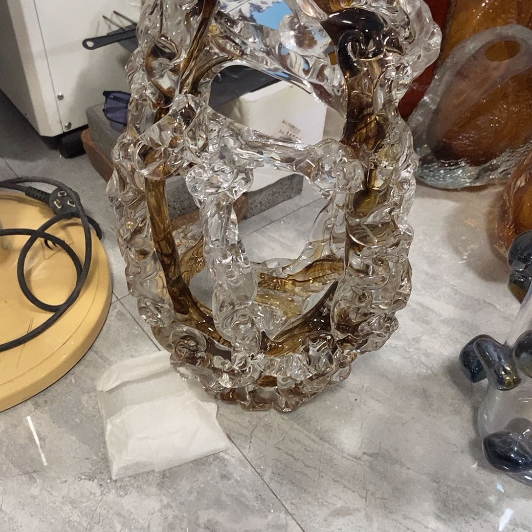 冷***水琉璃手工艺品微瑕