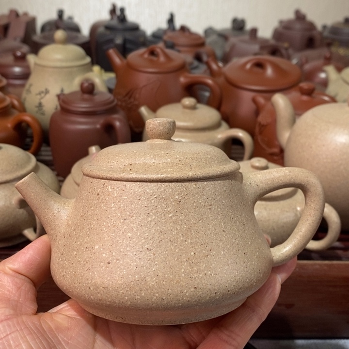 紫砂茶壶微瑕处理一把