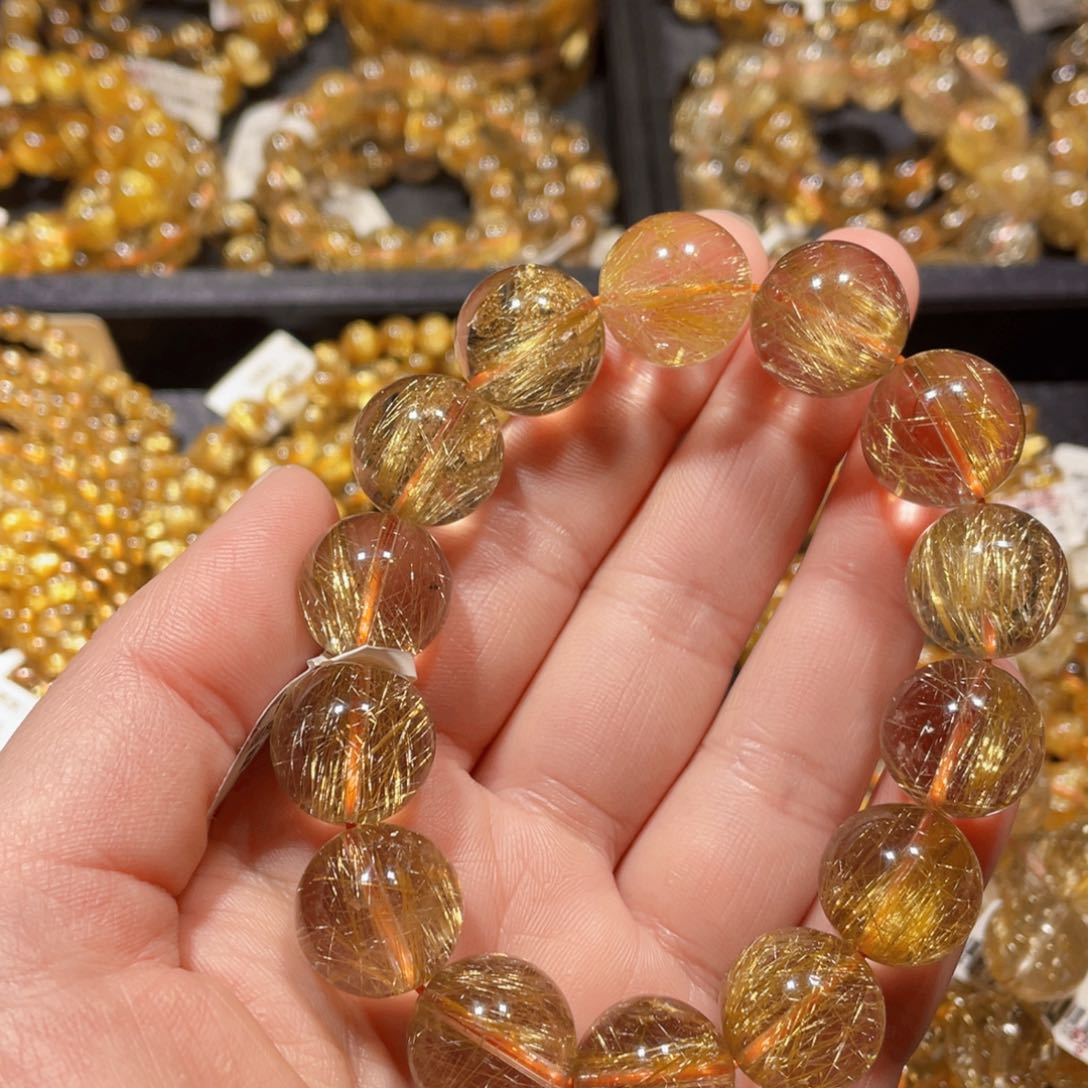 水晶手链未镶嵌天然水晶手链