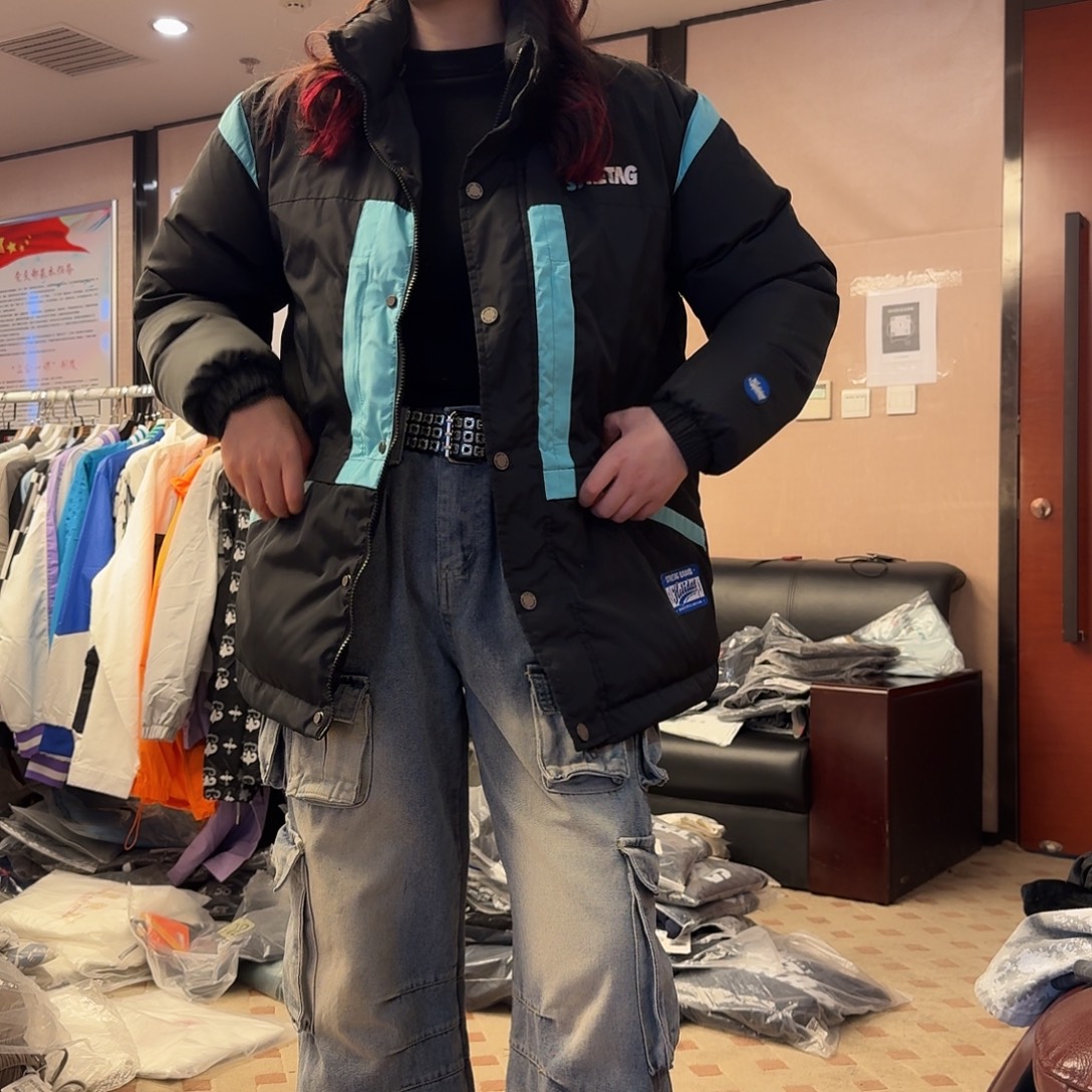 黑色棉服 s码 100-130