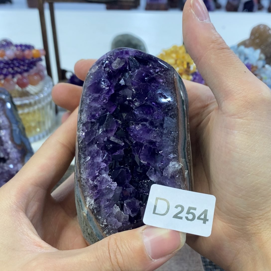 紫晶摆件摆件未镶嵌