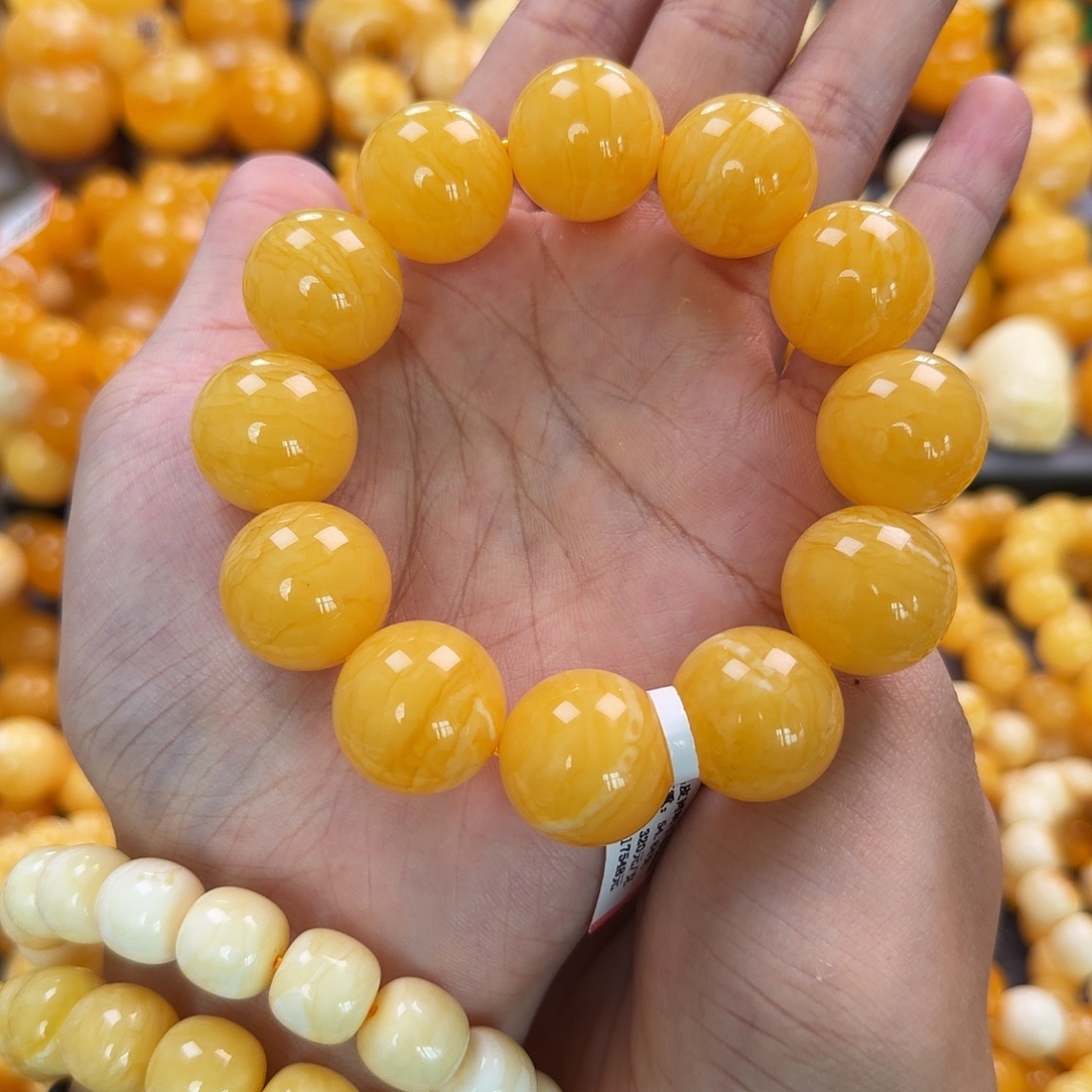 琥珀未镶嵌珠宝奇石20mm同料