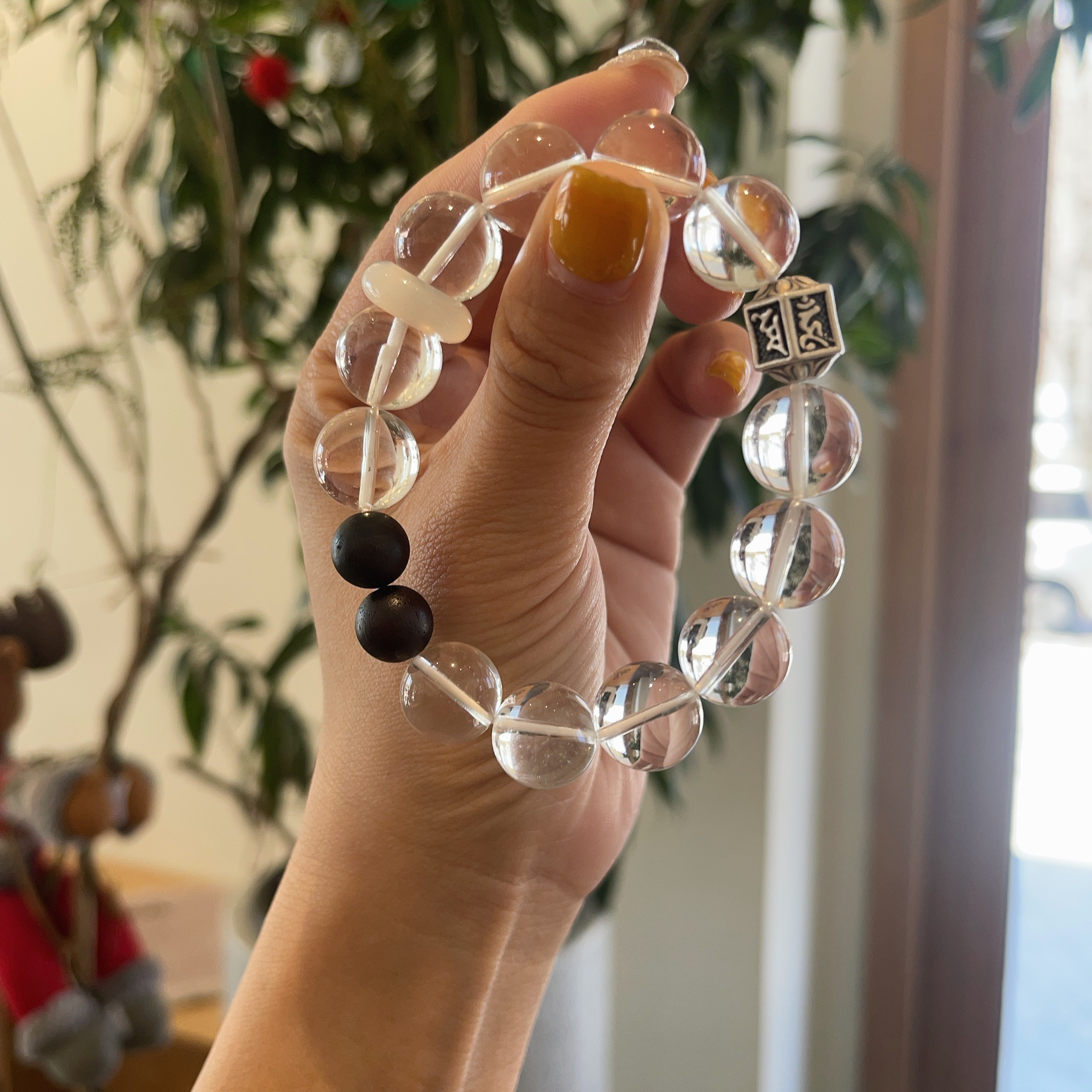 合金石英石手链 水晶手串卡13加正常手围