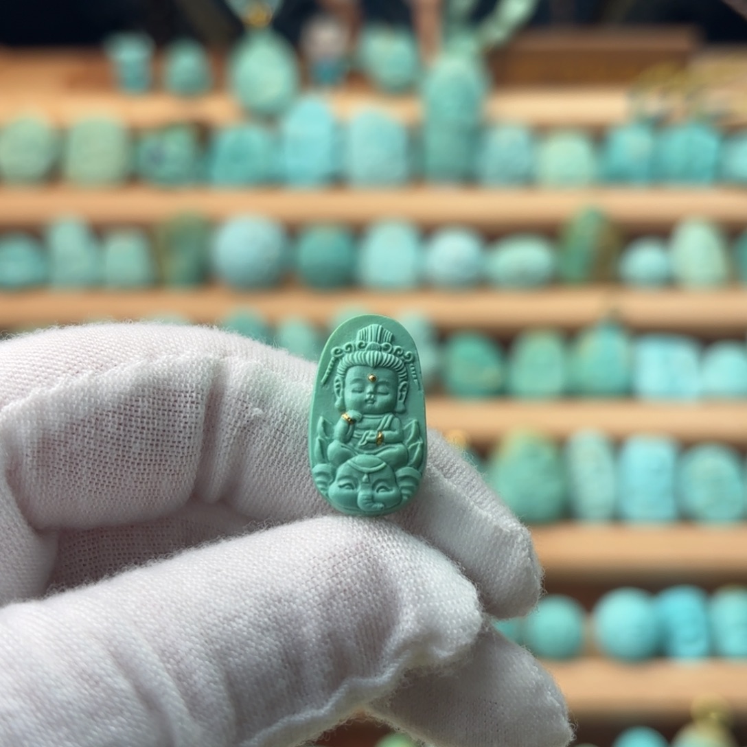 绿松石未镶嵌配饰