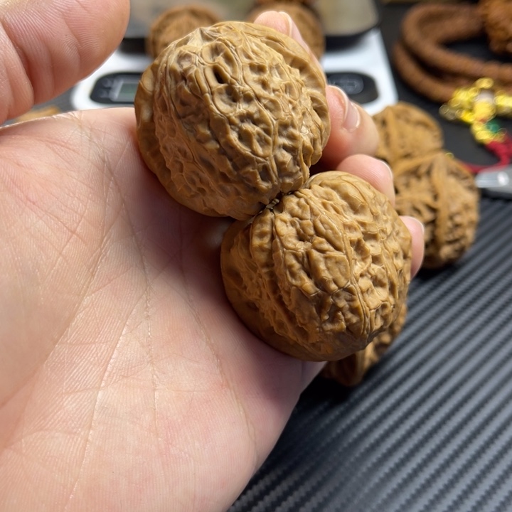 把件文玩核桃42高桩全品南瓜