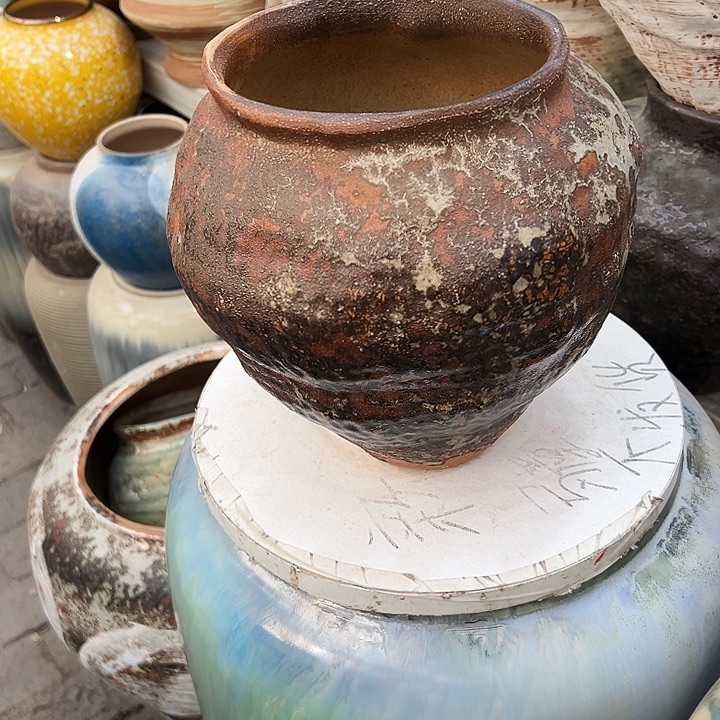 景德镇精品花盆栽适合盆口17高24