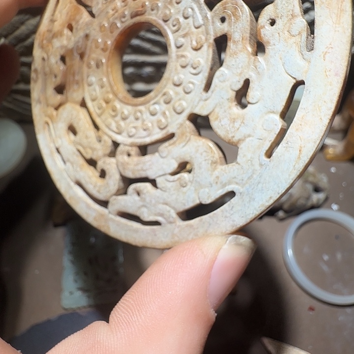 明***天和田玉（糖玉）未镶嵌挂件