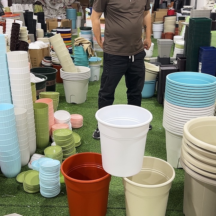 方边盆口32高34米色3个无托