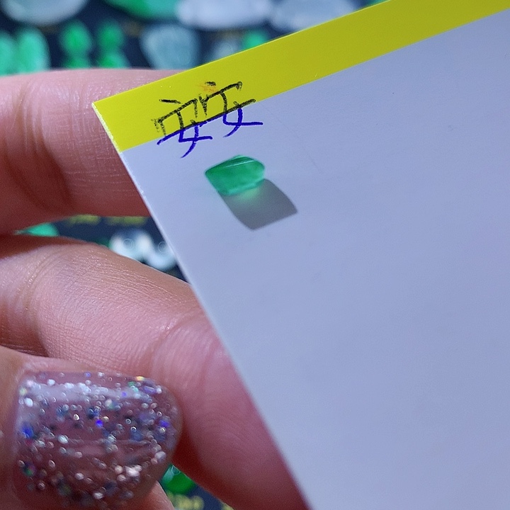 翡翠颈饰未镶嵌天然翡翠高冰切割