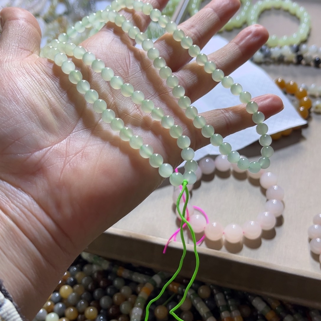 和田玉手链未镶嵌水****天