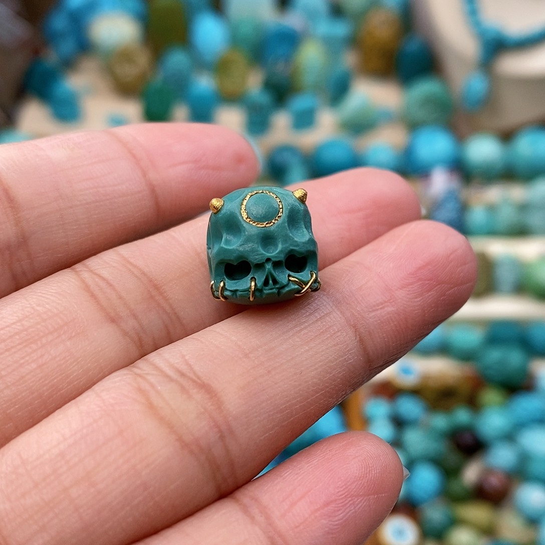 绿松石珠宝奇石未镶嵌