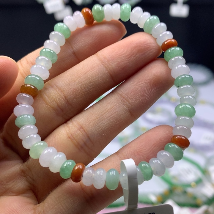 未镶嵌手串翡翠卡6.6