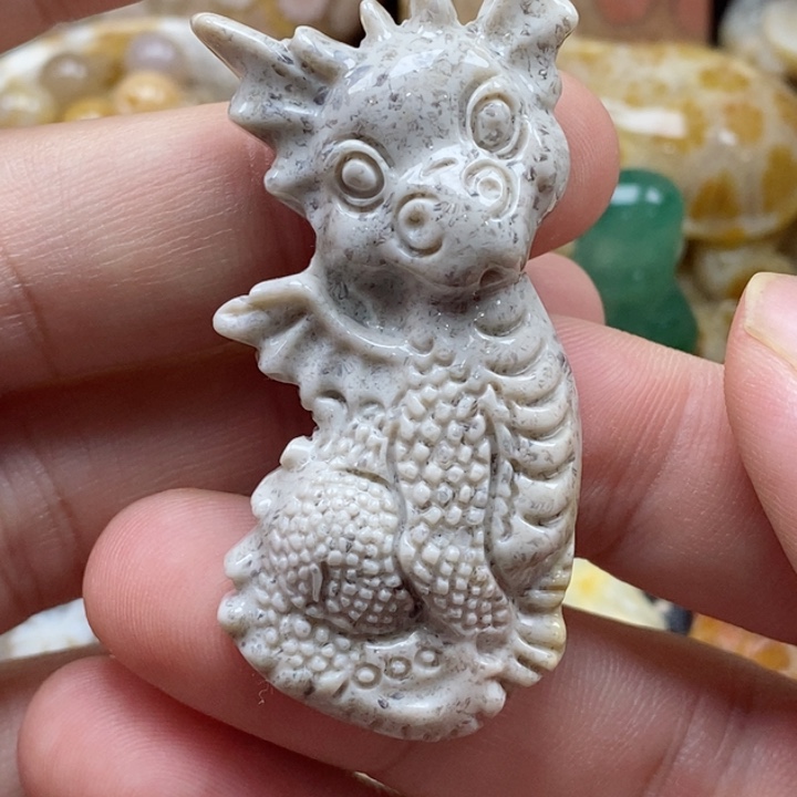 硅化珊瑚（珊瑚玉）颈饰未镶嵌特价