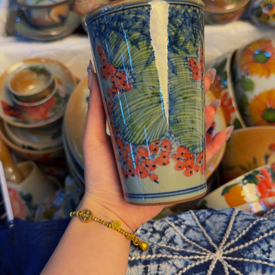 瓷片景德镇陶瓷手工手绘