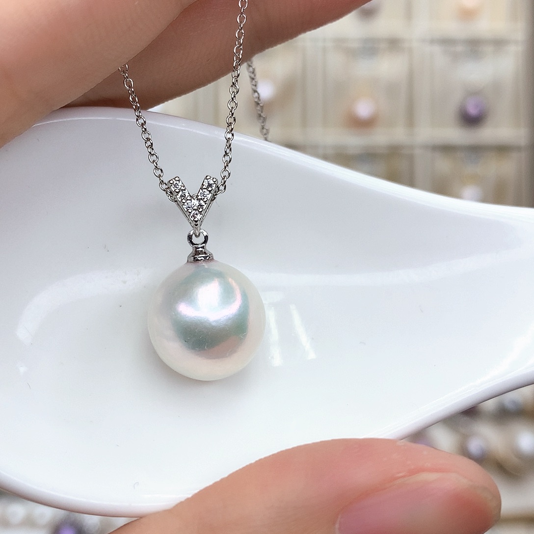 淡水珍珠颈饰合金