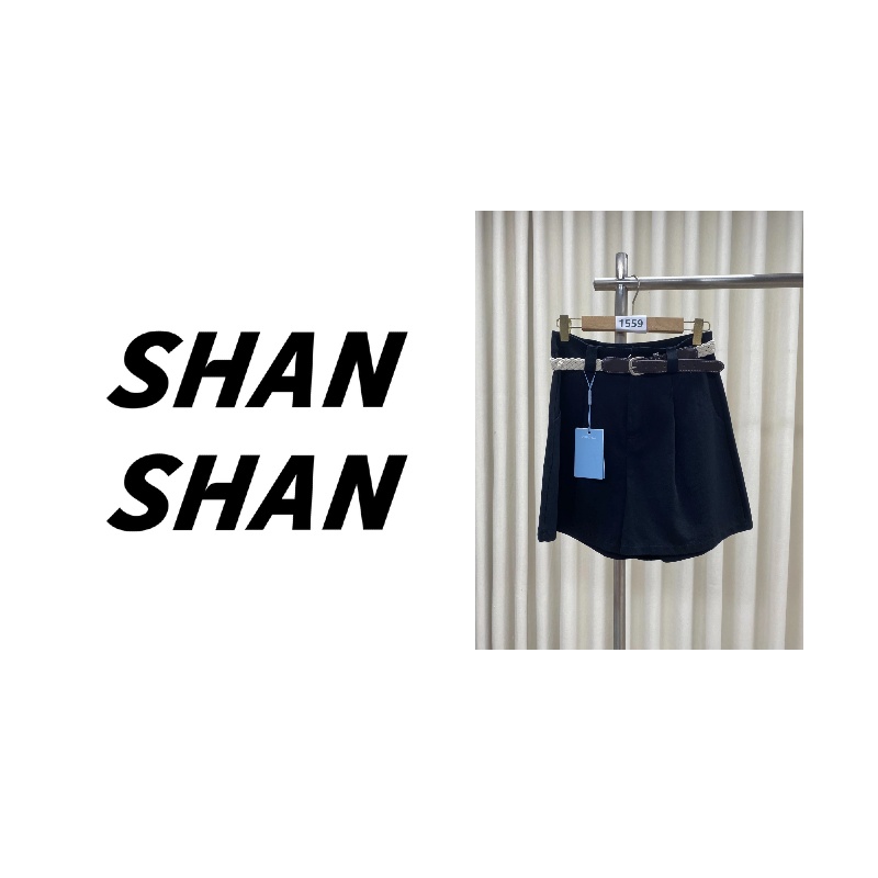 SHANSHAN#2025夏季新款女士时尚短裤A1559