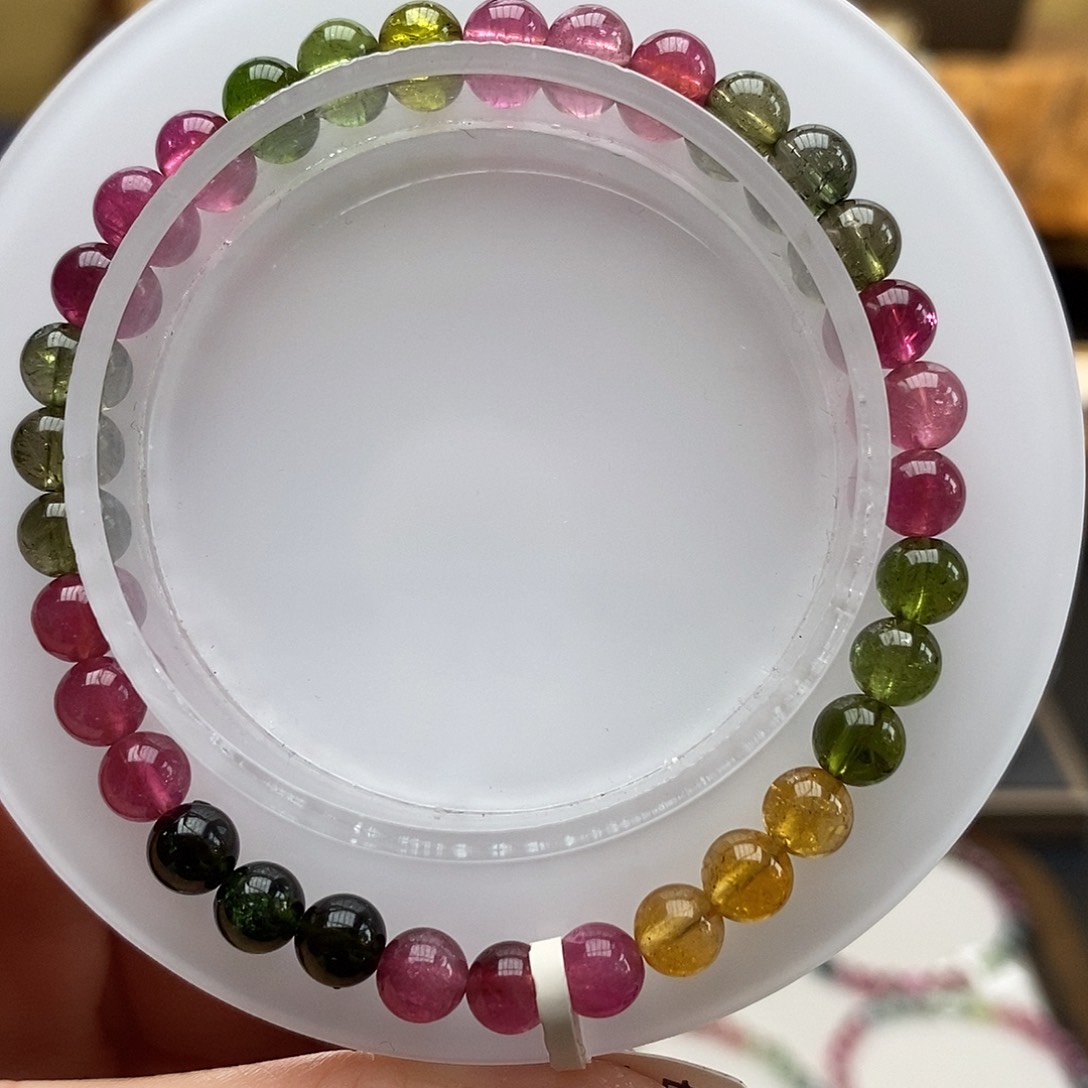 未镶嵌手链碧玺手链