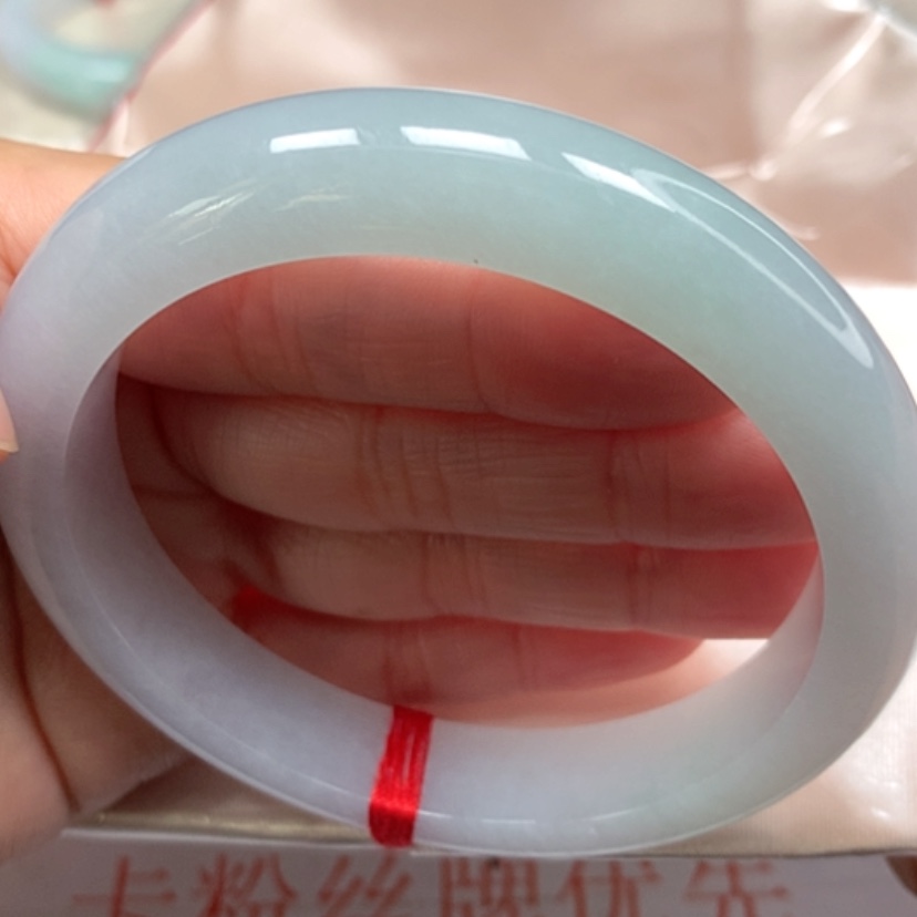【闪购商品】翡翠手镯未镶嵌老坑冰清绿手镯5960圈24号