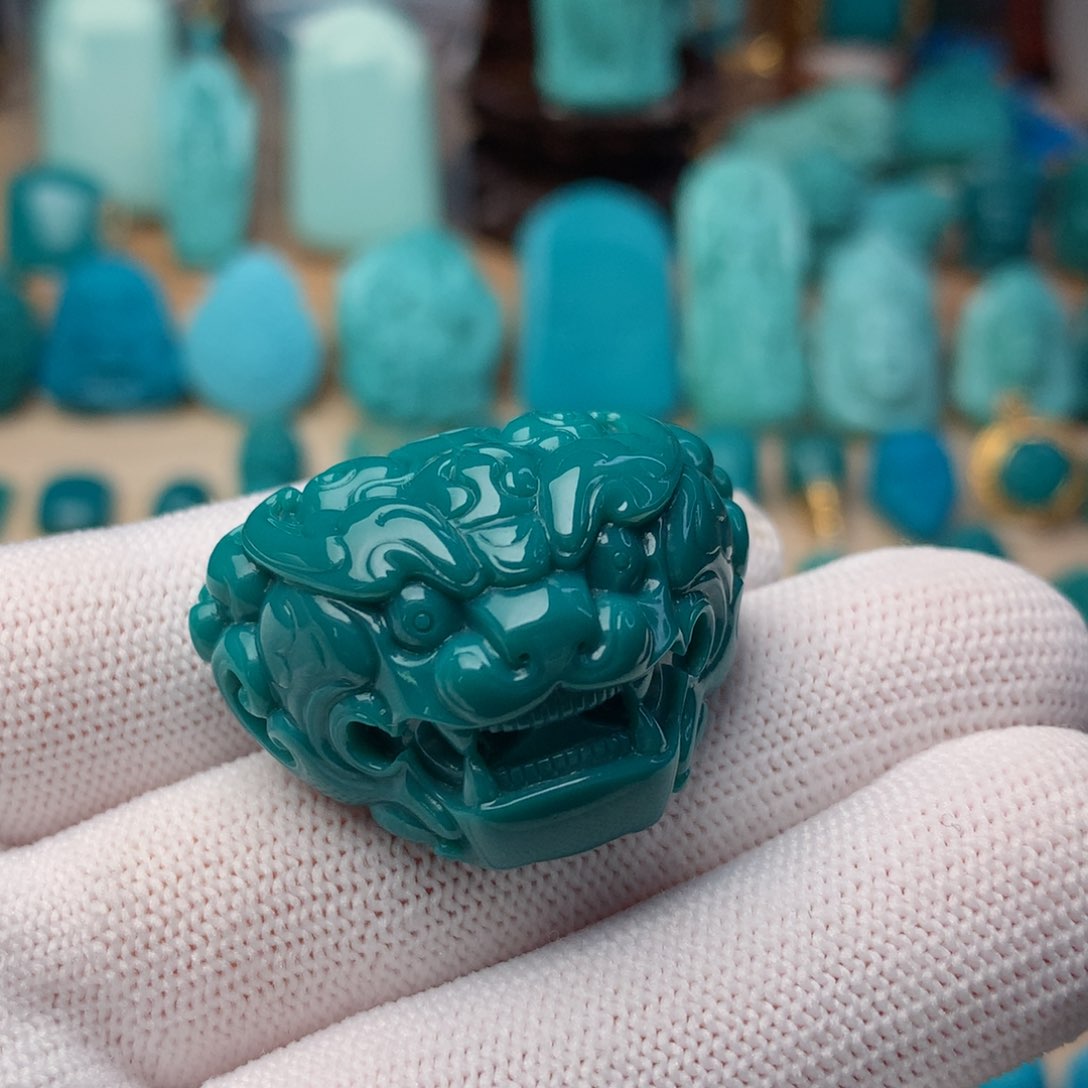 绿松石珠宝奇石未镶嵌