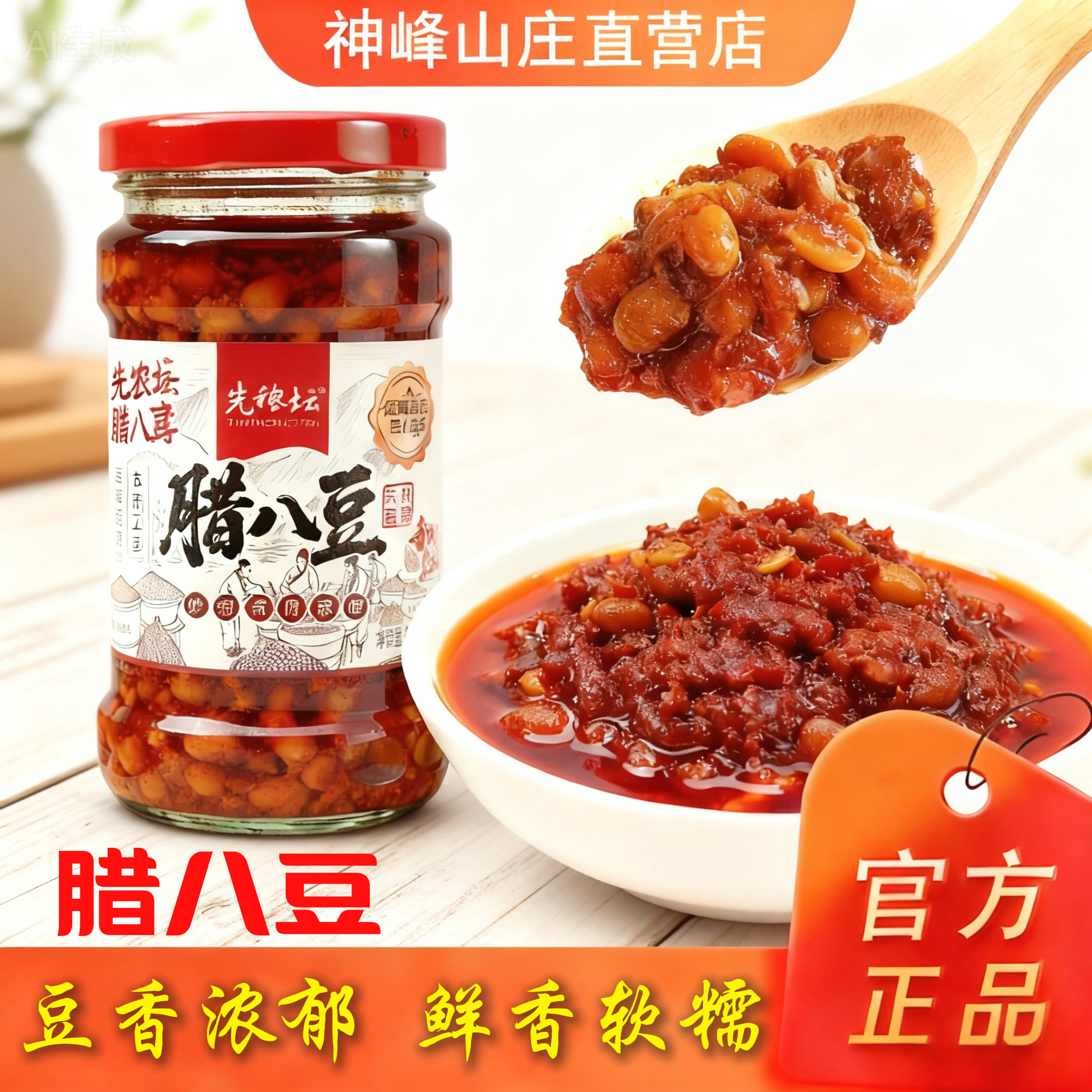 【神峰优选】先秾坛开胃小菜酱菜腊八豆