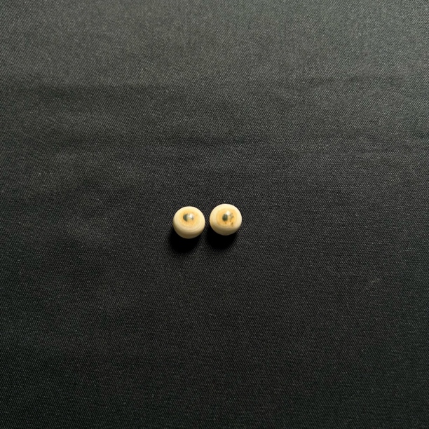 B4606 蓝眼圆珠 只做天然猛犸牙