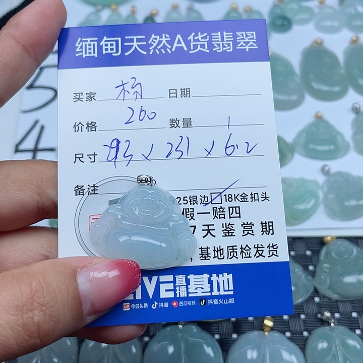 翡翠颈饰未镶嵌楊*丢翡翠