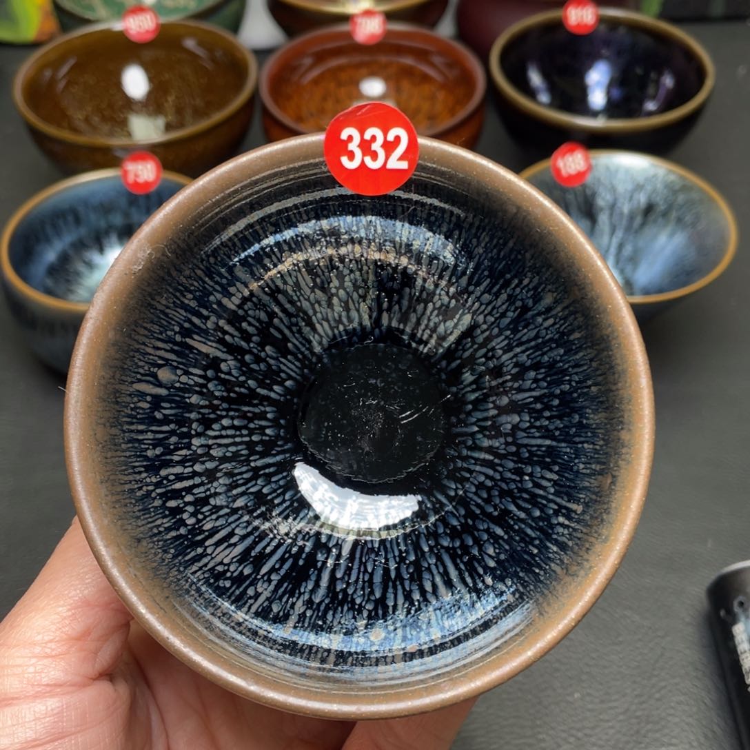 茶盏332 建窑建盏茶盏微瑕